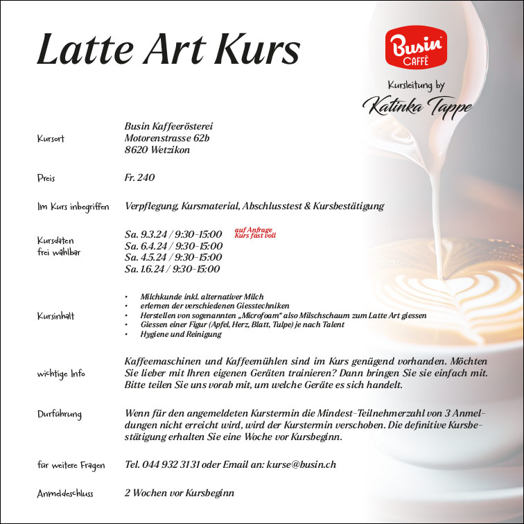 Kurs Latte Art